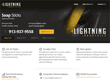Tablet Screenshot of lightningind.com